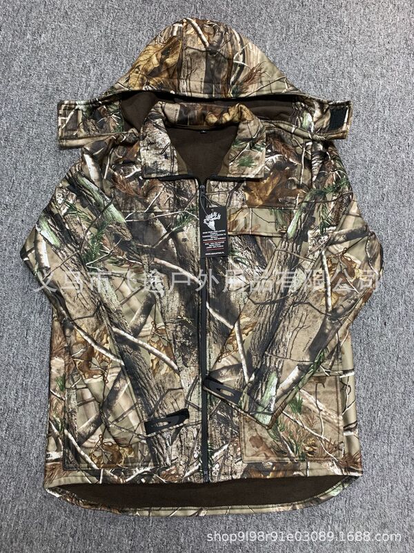 Professional Production Various Outdoor Hunting Suit Jacket Waterproof Windproof Warm Camouflage Hunting Suit Forest Camouflage Suit