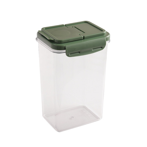 Kitchen food sealed jar, transparent grain storage jar, plastic snack storage jar, crisper box