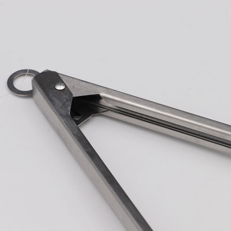 Directo de fábrica de 12 pulgadas de acero inoxidable de color de alimentos clip de pan clip de barbacoa clip de hornear clip de bloqueo automático