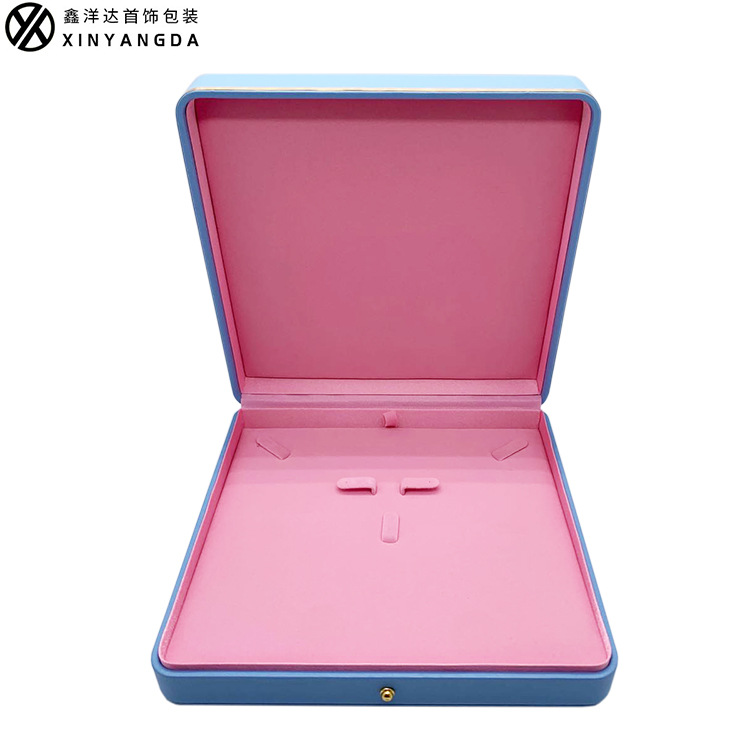 原厂地批发生产PU皮耳饰项链收纳饰品包装展示珠宝戒指饰品首饰盒