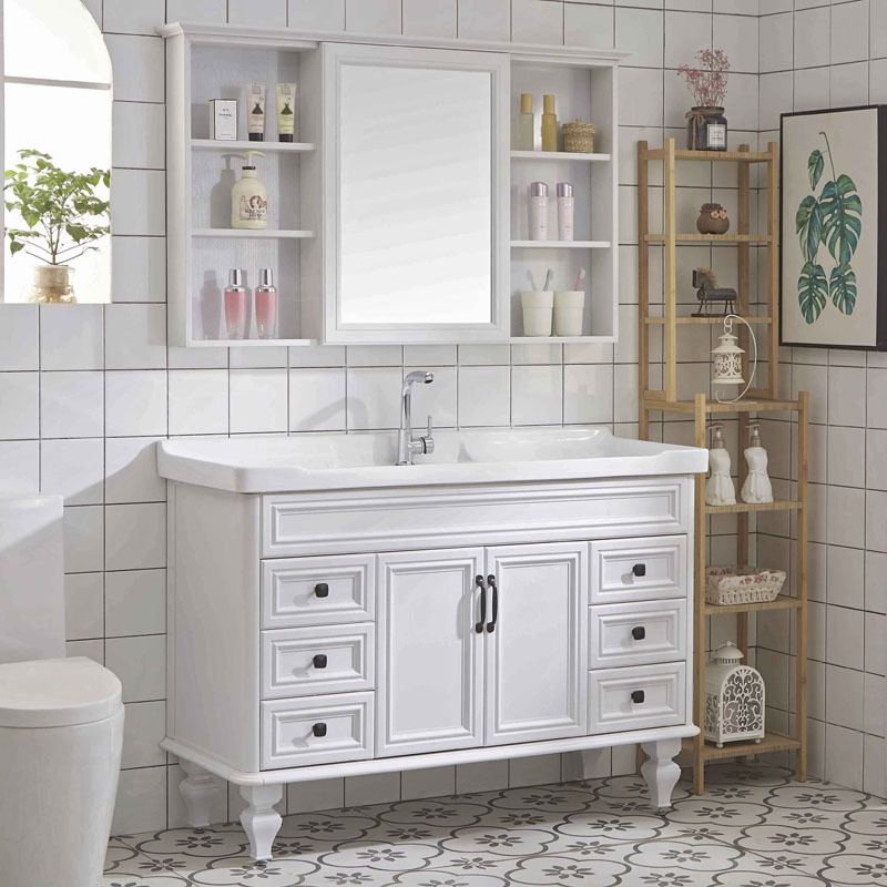 Modern minimalist TOILET Wash station carbon fibre Bathroom cabinet Facial Wash your hands Washbasin Floor cabinet Mirror cabinet