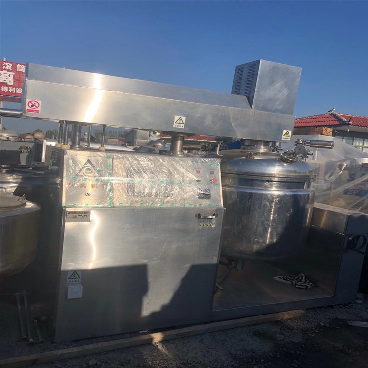 二手真空均质乳化机 200升不锈钢混合乳化机 高剪切乳化机购销