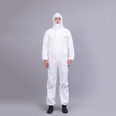 一次性防化服一次性防护服覆膜防油拒水透气防疫用防化服隔离衣|ms