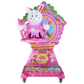 儿童时尚多色可选摇摆机 塑料大白兔动感音乐摇摆机 座椅摇摆机