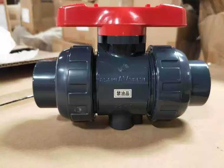 日本ASAHI旭有机材CLEAN PVC双由令球阀FKM/EPDM法兰式隔膜阀活接阿里巴巴