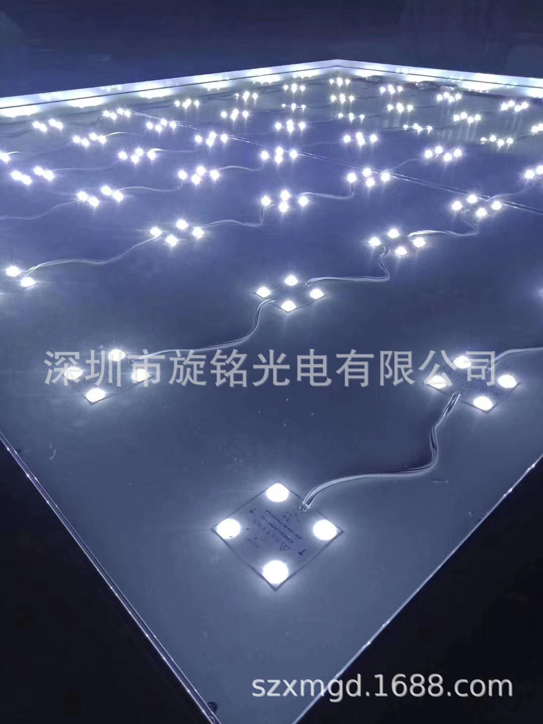 led方块漫反射模块灯箱led软膜薄灯箱广告牌高亮背光源四灯区块灯-阿里巴巴