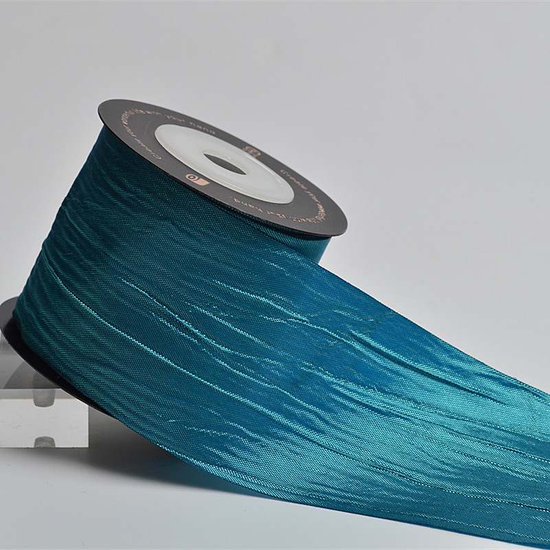 Impresión de la cinta arco regalo cuerda cinta plisada coreana accesorios de embalaje en stock al por mayor Corea del Sur cinta de poliéster