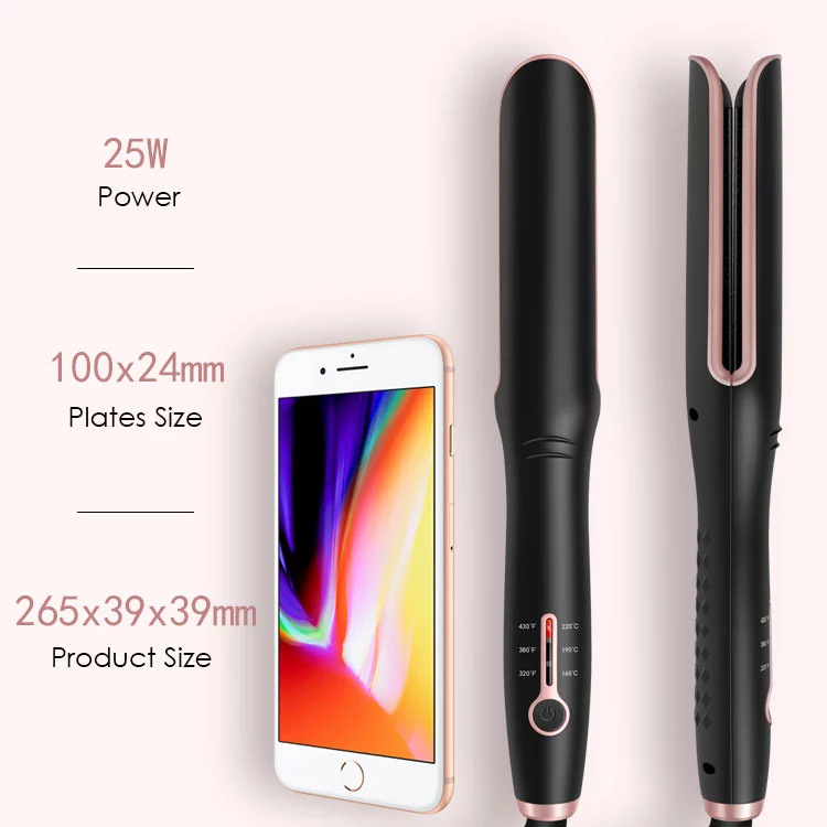 MESKY2021可定制LOGO直发器和陶瓷卷发器2合1直发器卷发器直发器