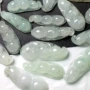 天然镶嵌四季豆玉石吊坠