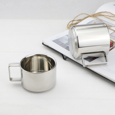 欧式咖啡杯子双层水杯带手柄泡茶办公杯便携情侣商务礼品盒定制