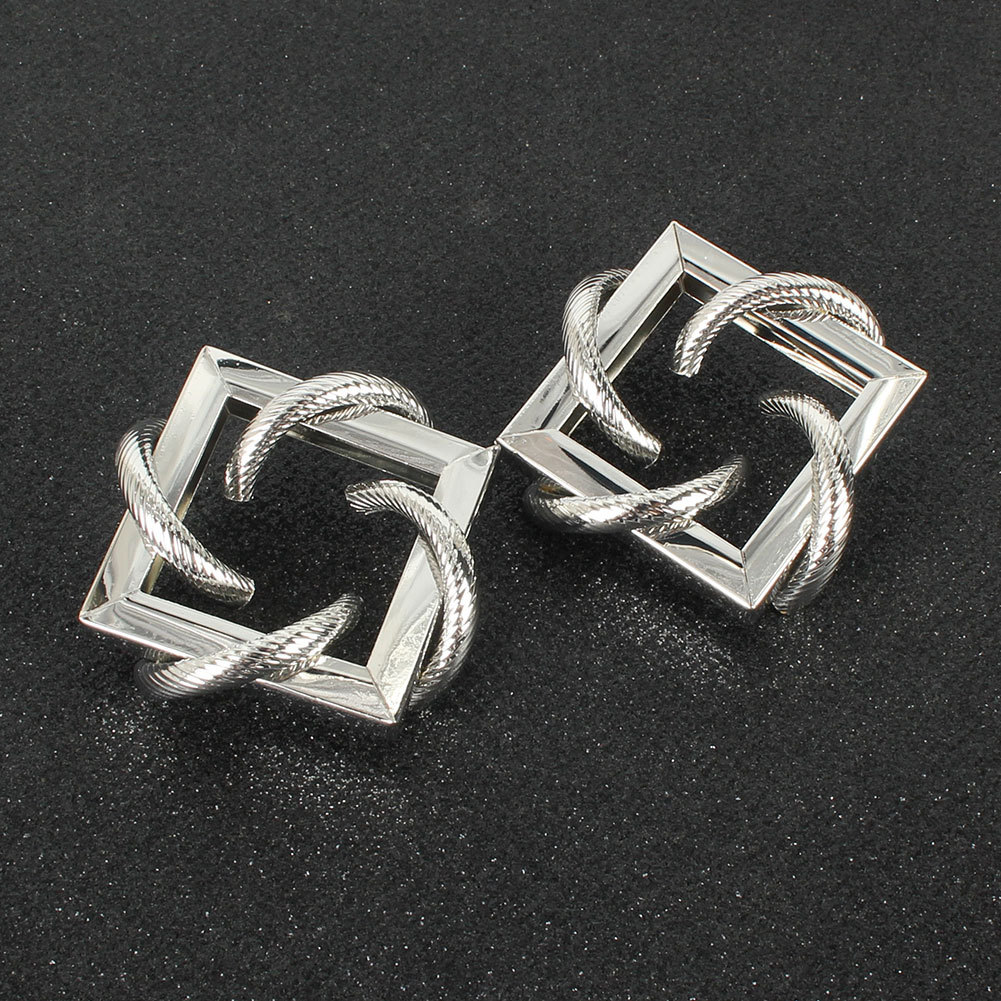 Geometric Metal Earrings Fashion Simple Earrings Wholesale Nihaojewelry display picture 2