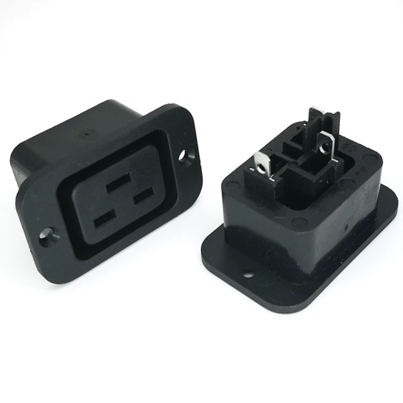 Оптовая продажа AC-06A розетка с тремя отверстиями, все медные ножки с отверстиями для винтов, разъем для преобразования энергии переменного тока