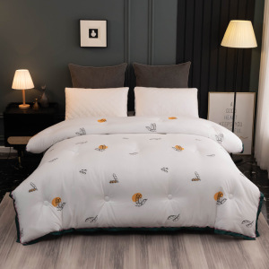 艾草抗菌被子冬被2020冬季加厚保暖宿舍单双人被芯防螨礼品被批发