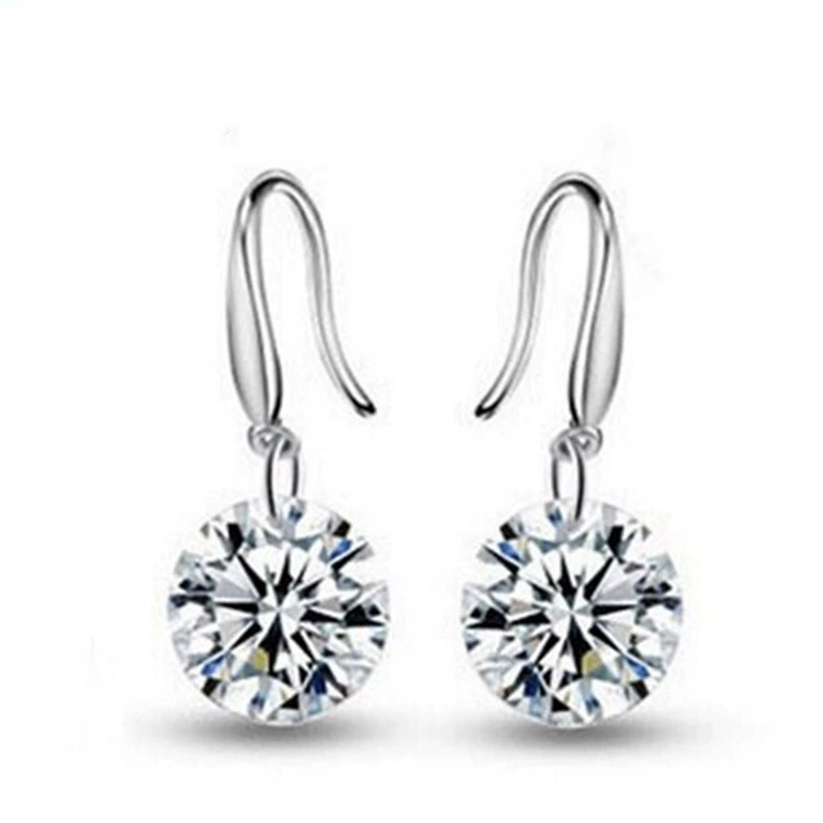Модный драгоценный камень,钻 diamond, длинные серьги, корейский стиль, яркий запоминающийся стиль, оптом
