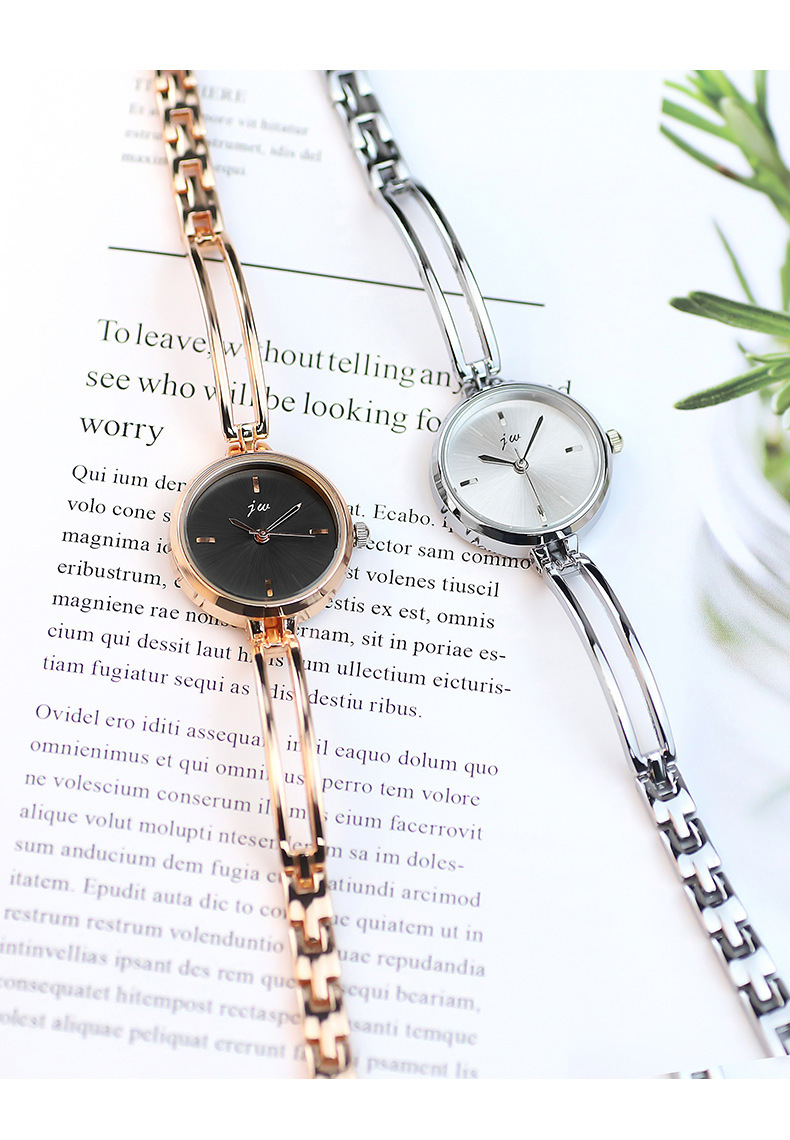 Casual Solid Color Jewelry Buckle Quartz Women's Watches display picture 3