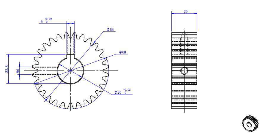 口罩机配件齿轮一拖二口罩机零部件配件口罩机零配件