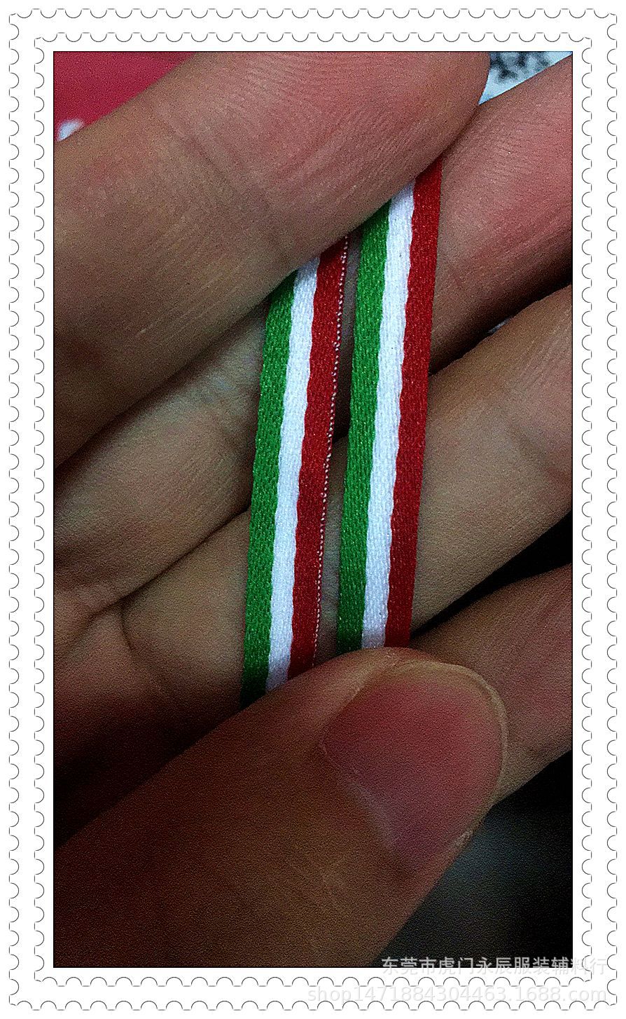 永现货供应 100D加密涤纶间色带 礼品饰品箱包边带 服装辅料织带