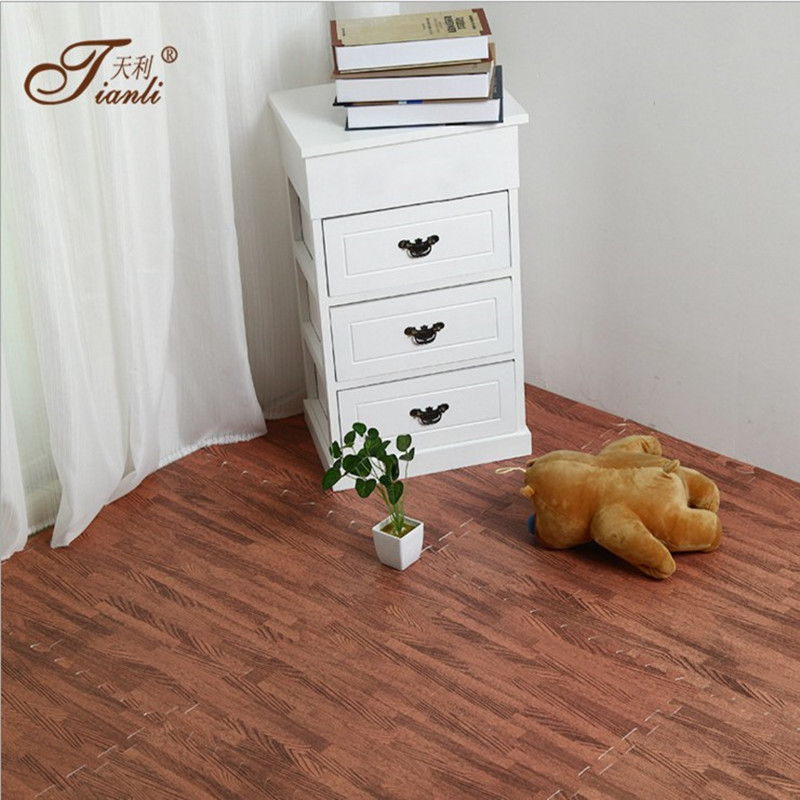 天利泡沫地垫木纹60*60拼接儿童eva泡沫垫子家用卧室铺地隔凉防潮