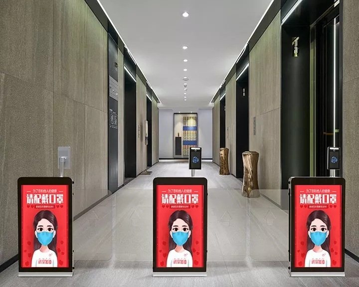 百胜智能门禁广告屏蔽门 自动人行通道门 出入口闸机