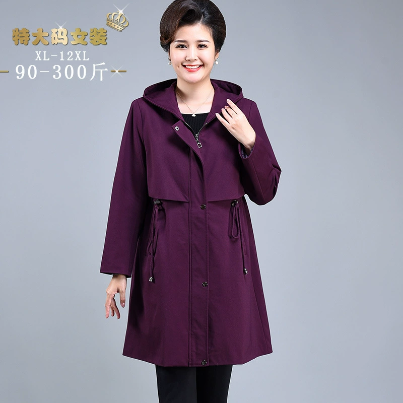 Весенне-осеннее пальто 2019, топ для среднего возраста, 2020, модное пальто для среднего возраста больших размеров, Женское пальто для полных, особенное