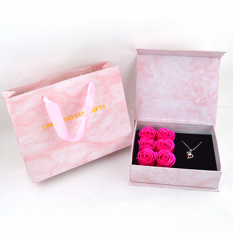 厂家情人节礼物盒饰品盒子永生花首饰盒 精品网红ins风创意礼品盒|ms