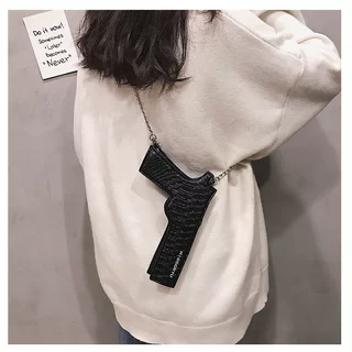 创意手枪包女包单肩斜挎包