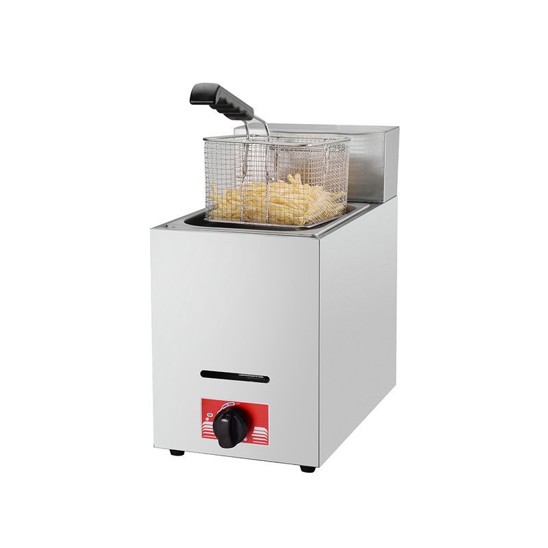 油炸锅商用电炸炉煤气炸串机炸薯条燃气单缸双缸油锅子油条机
