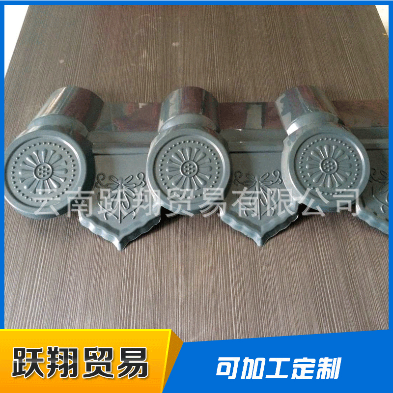 厂家销售 仿古屋面树脂瓦 别墅屋面树脂瓦 古建门头一体塑料瓦