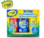 Сша Crayola ребенок живопись 3 цвета могут быть мойка палец рисование ребенок граффити пигмент  55-1310