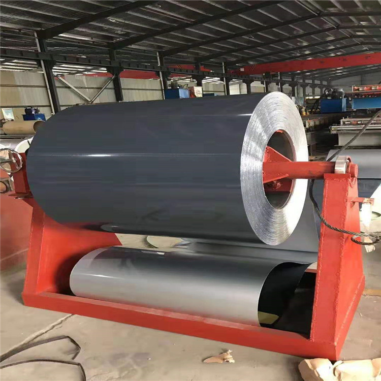 供应0.3~1.0mm新宇彩钢卷 海蓝 新宇白 大墙灰 4854深灰彩钢板