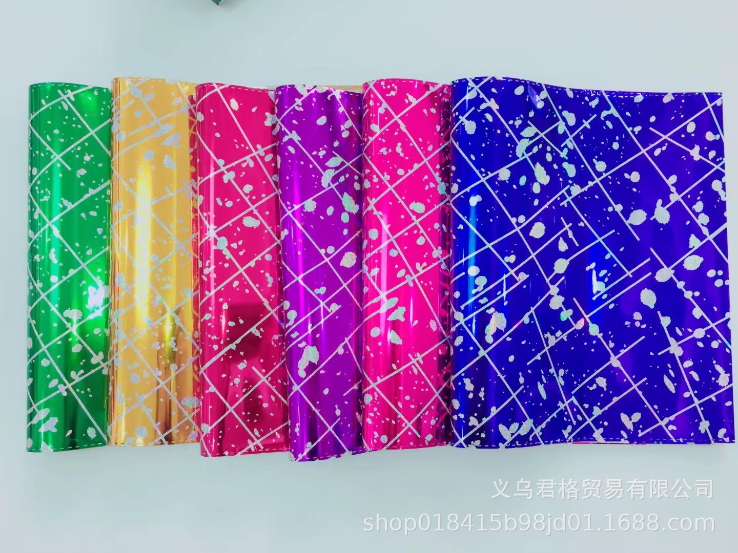 君格直销超亮可定制BOPP佳美镭射印刷膜卷状膜颜色来样定做