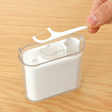 便攜式盒子牙線棒隨身獨立包裝一次性細牙線家庭裝自動彈出牙線棒