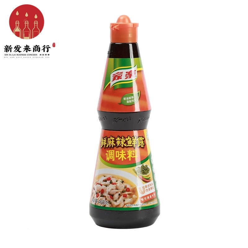 [6 бутылок * 468 г] Knorr Fresh Spicy Fresh Dew Горячая и кислотная свежая роса Сычуань Горячий горшок Холодное блюдо Свежий соус кунжутной росы