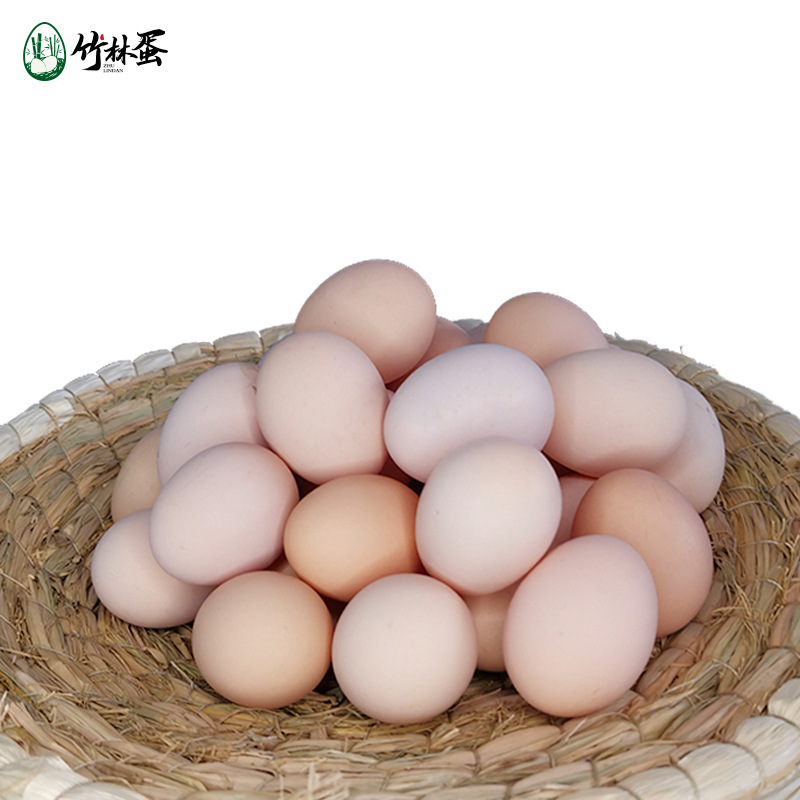 【厂货通】安徽农家散养土鸡蛋40枚净重1800g 新鲜竹林蛋礼盒装|ms