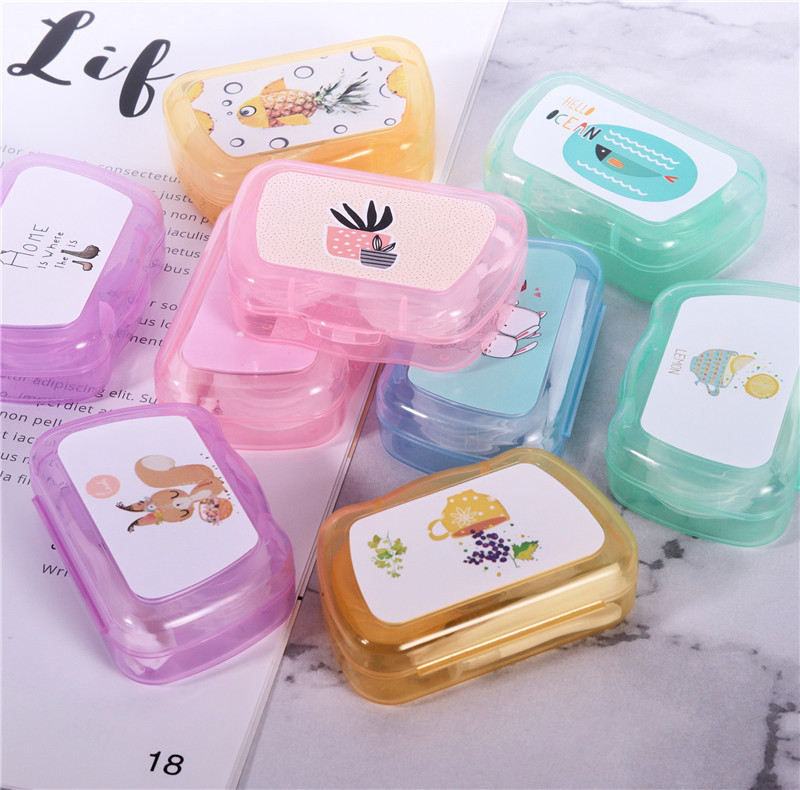 Candy-colored contact lens box with mirror contact lens companion box care box/water box storage box/B01 Candy-colored contact lens box with mirror contact lens companion box care box/water box storage box/B01