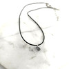 Design short leather necklace, glossy pendant, chain for key bag , simple and elegant design, Korean style, custom made