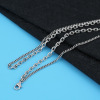 Necklace, brand universal pendant, silver 925 sample, Korean style, simple and elegant design