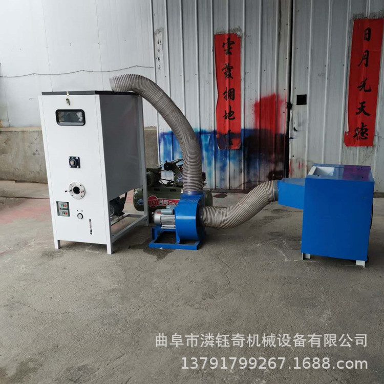 纤维棉开松机 丝绵公仔棉松棉机 毛绒玩具开松填充机
