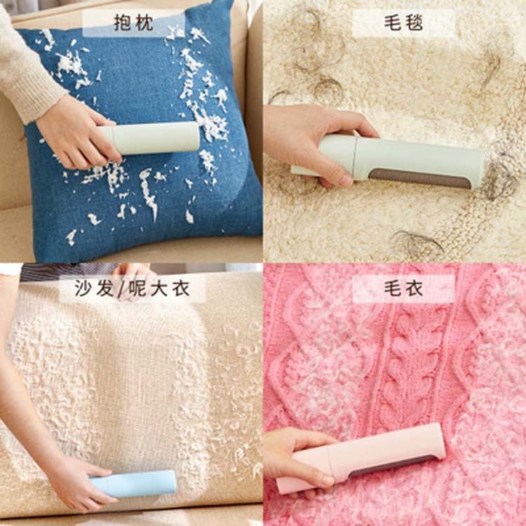 New Roller Sticker Hair Removal Brush Pet Clothes Sticky Brush Hair Remover Hair Removal Brush Electrostatic Brush Dust Collector