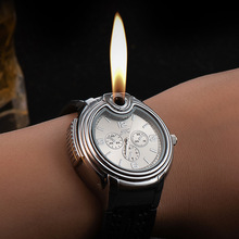 211手表腕表式金属明火打火机创意男士运动式明火手表火机