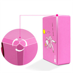 Girls dance practice bricks leg press color printed cartoon foam dancing bricks high density eva special children's yoga bricks