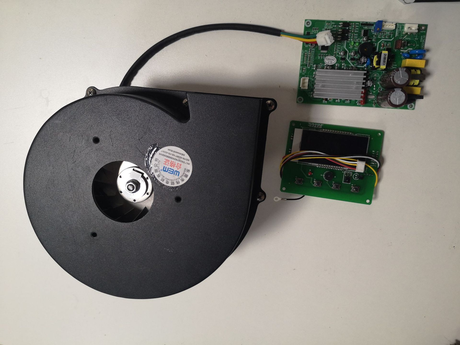 烟雾净化器风机艾灸风机艾灸排烟吸烟机智能调速定时