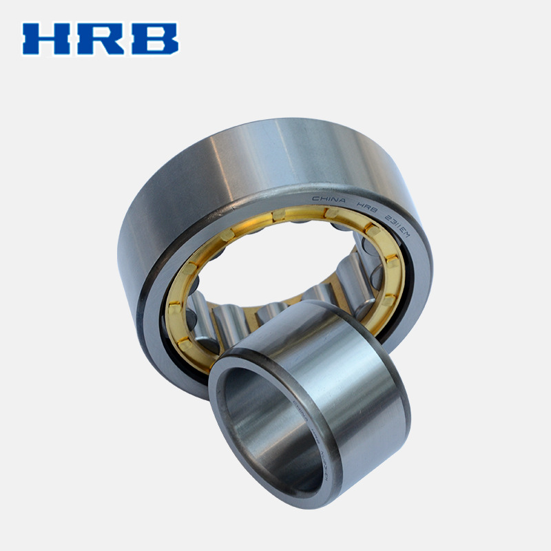 HRB 哈尔滨 NU2311EM 短圆柱滚子轴承内径55mm外径120mm厚43mm