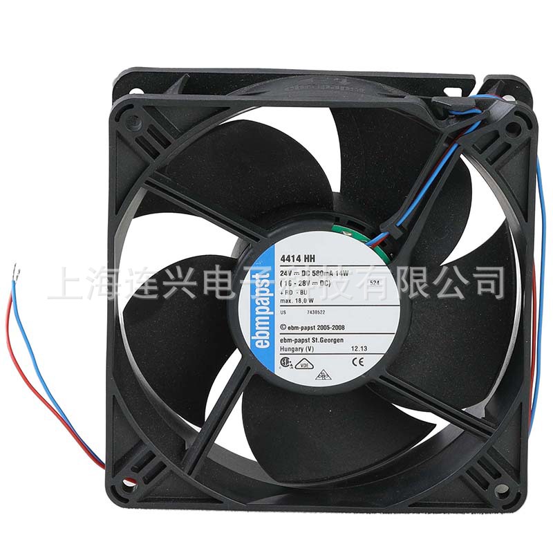 德国ebmpapst风机 风扇 4414HH轴向散热风机 变频器风扇抽风静音