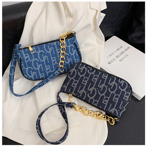 Bags for Women  New Winter Women's Bags Cross-border Fashion Baguette Bags Underarm Bags Wholesale Market