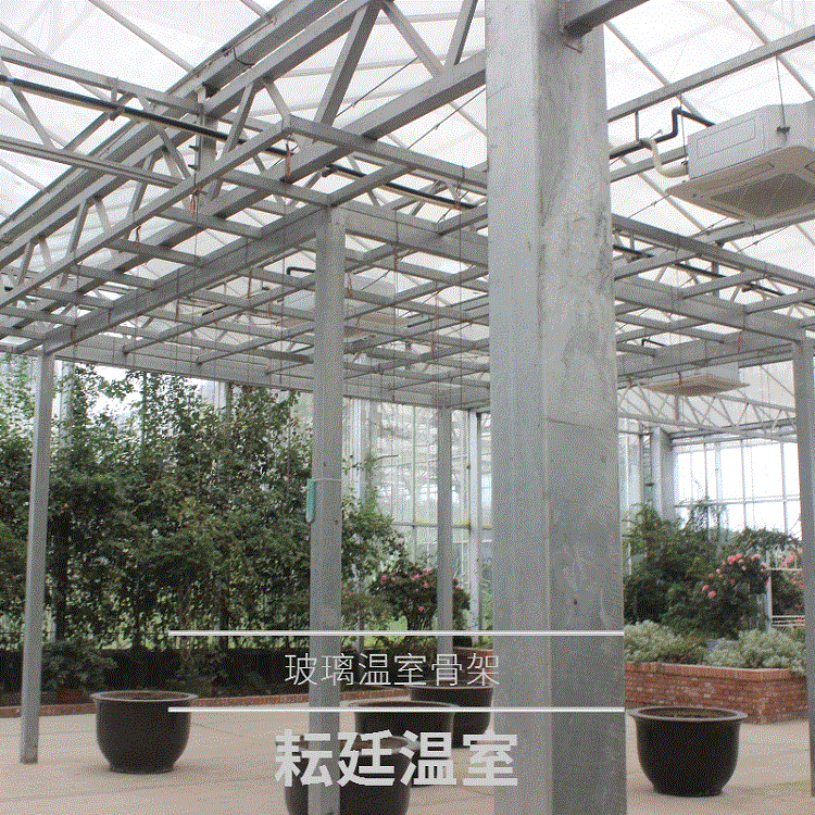 大棚骨架 玻璃连栋温室大棚 养殖农业大棚 蔬菜花卉大棚 观光温室