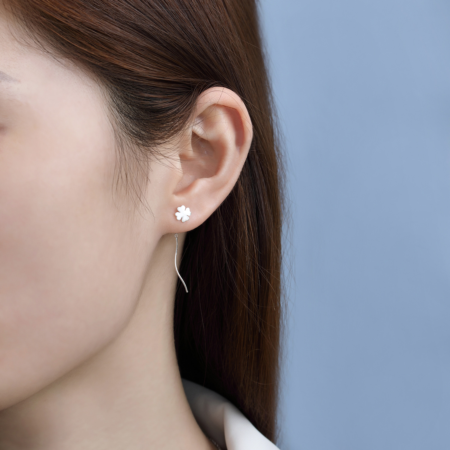 4g Weight 925 Sterling Silver Ear Needle Material Ear line Classification 1 Pair Quantity Holiday, Daily Occasion 925 Sterling Silver Material Geometric, Star, Heart Shape Pattern Women's Gender Casual, Simple Style Style 1 Pair 925 Sterling Silver Geometric Star Heart Shape Ear Line 19
