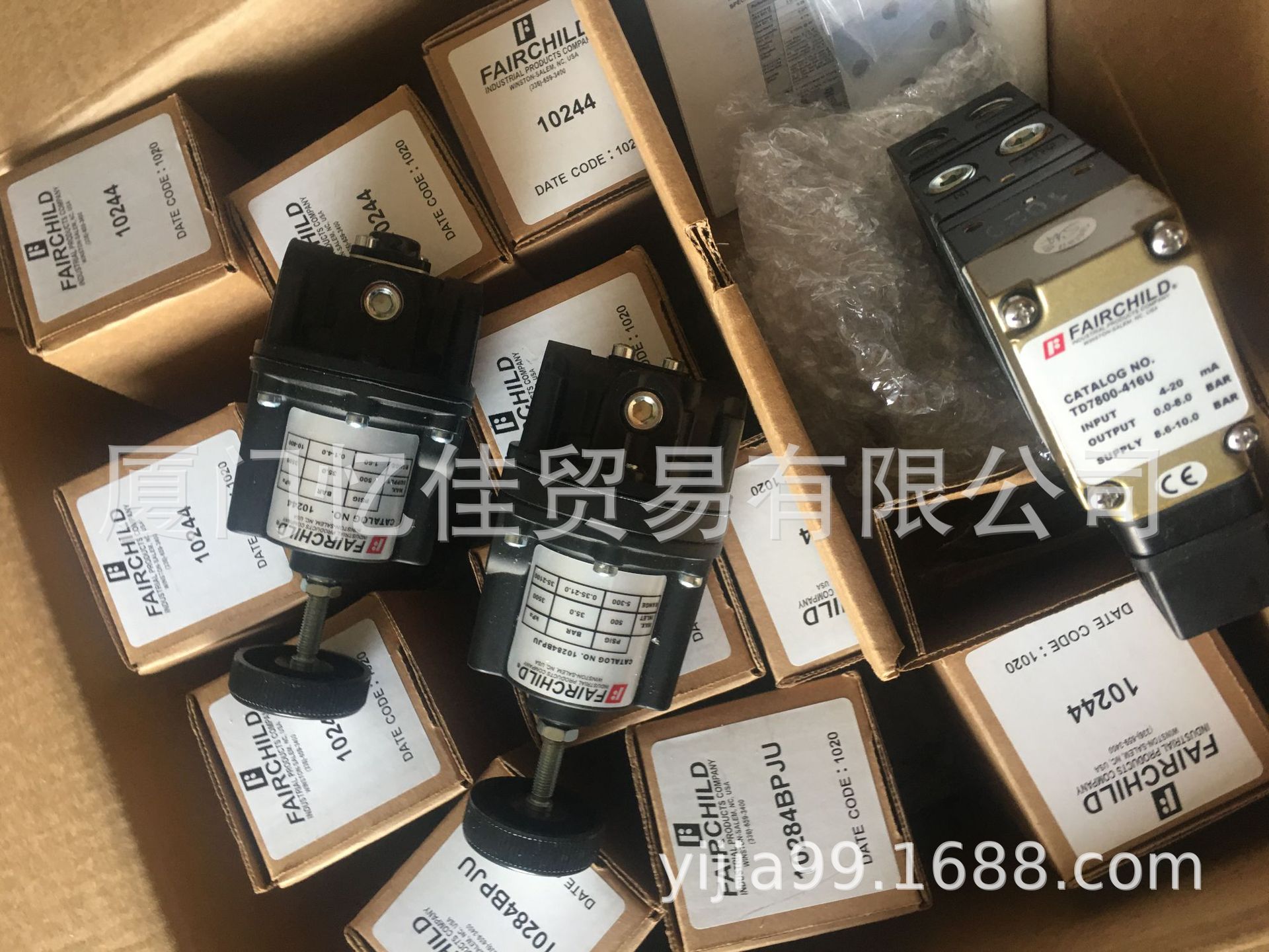 FAIRCHILD电动压力调节器 TD7800-416U 转换器 调节阀 比例阀