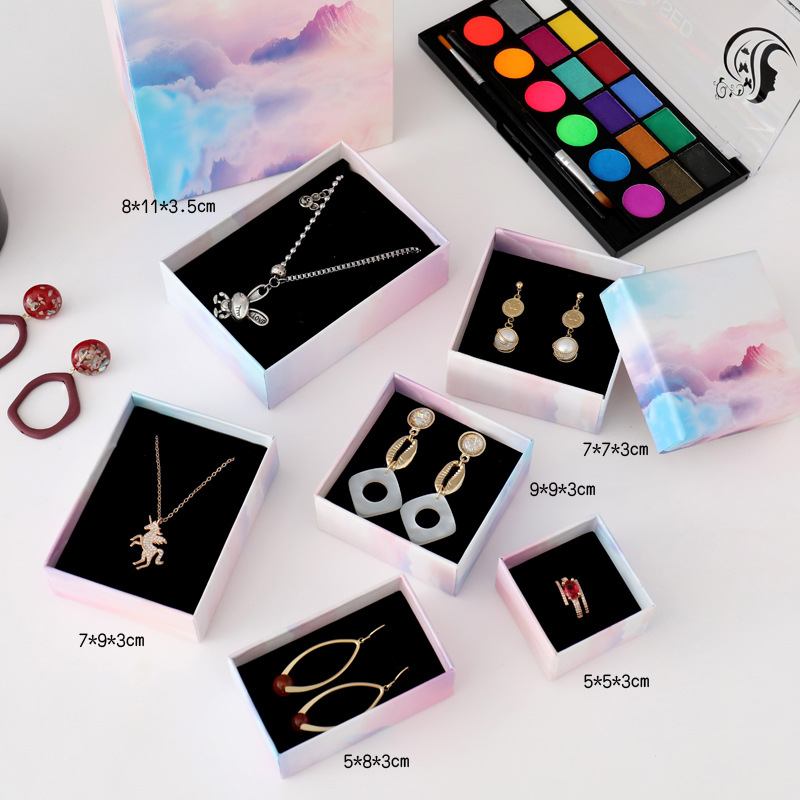 Daily Occasion 1 Piece Fashion Solid Color Paper Jewelry Boxes