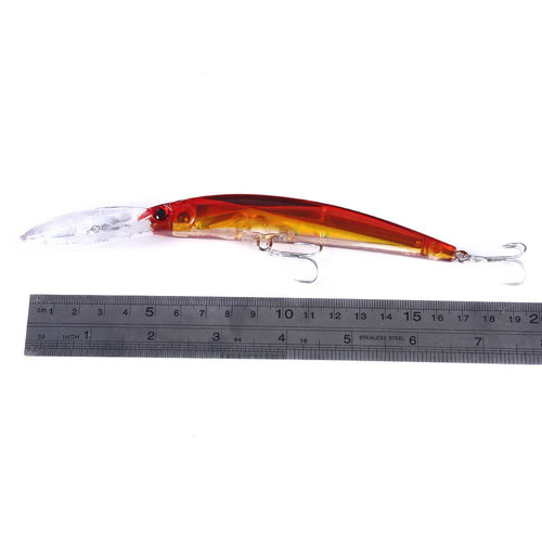 Hengjia long-range sea fishing minnow simulation fake bait 17cm23.5g floating water long-range tongue minnow
